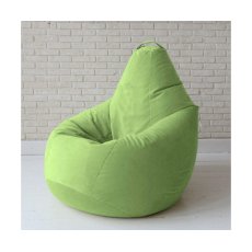 Кресло-груша велюр салатовый, KatyPuf (XL 125x90)