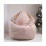 Кресло-груша велюр Зайка пудра, KatyPuf (XXL 140x100)