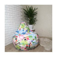 Кресло-груша котон Майнкрафт, KatyPuf (XL 125x90)