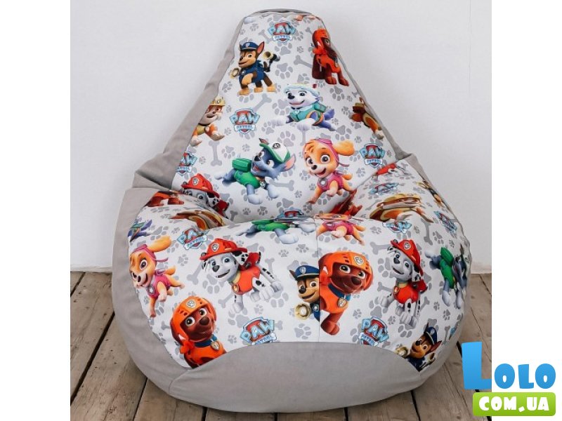 Кресло-груша велюр Патруль, KatyPuf (XL 125x90)