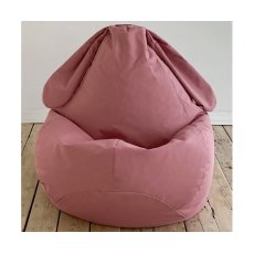 Кресло-груша нейлон Oxford Зайка пудра, KatyPuf (L 100x75)