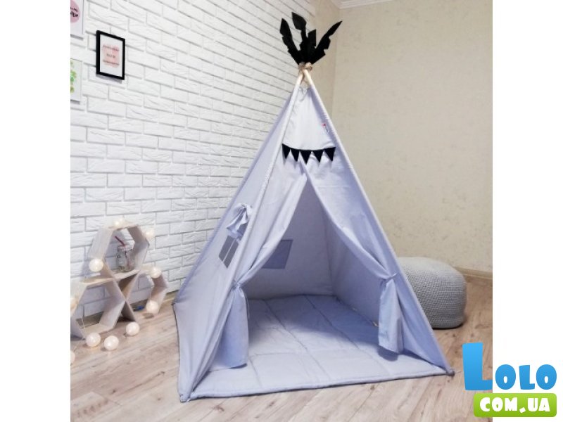 Вигвам Индеец серый + система антискладывания, KatyPuf