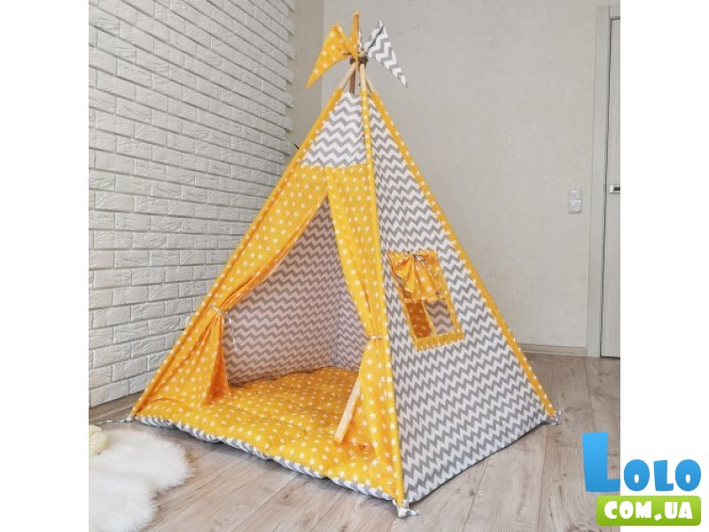 Вигвам Желтенький + система антискладывания, KatyPuf