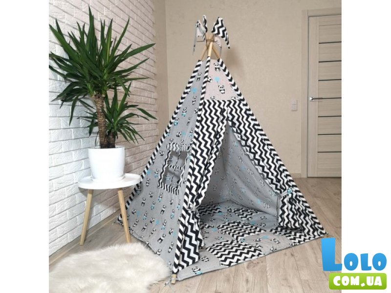 Вигвам Панды зигзаг + система антискладывания, KatyPuf