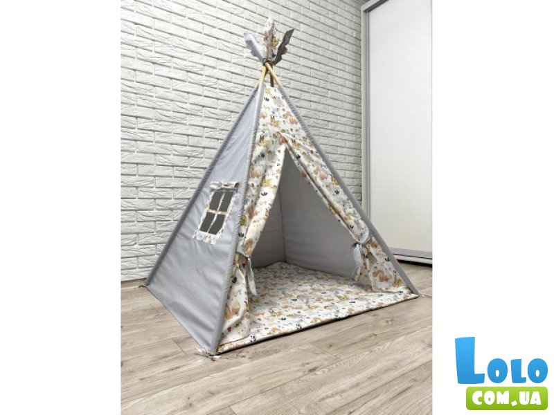 Вигвам Веселые зверьки + система антискладывания, KatyPuf