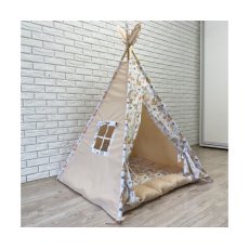 Вигвам Бежевые зверьки + система антискладывания, KatyPuf