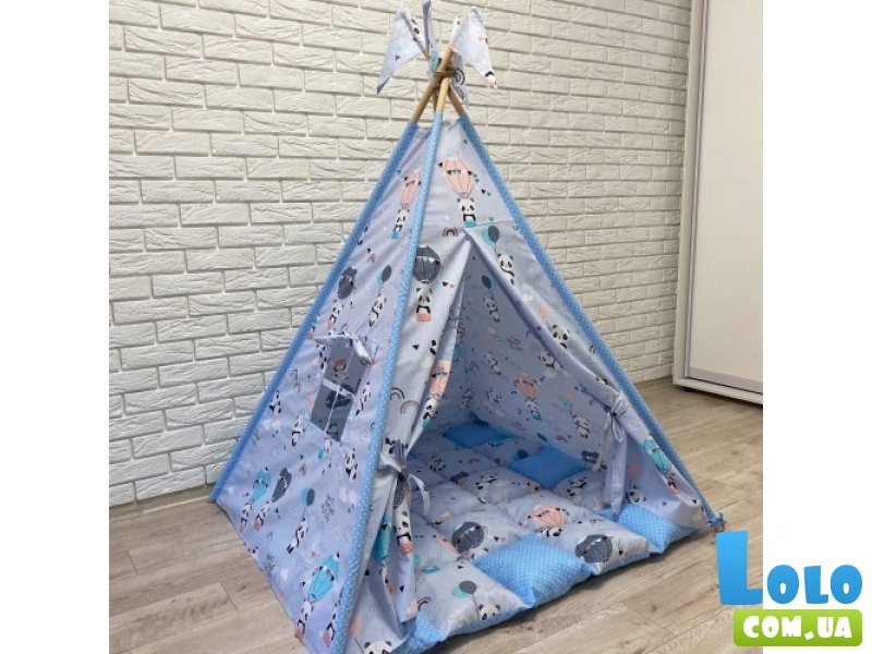 Вигвам Панды на шарах + система антискладывания, KatyPuf