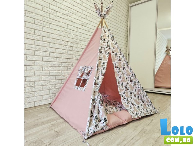 Вигвам Зайка + система антискладывания, KatyPuf