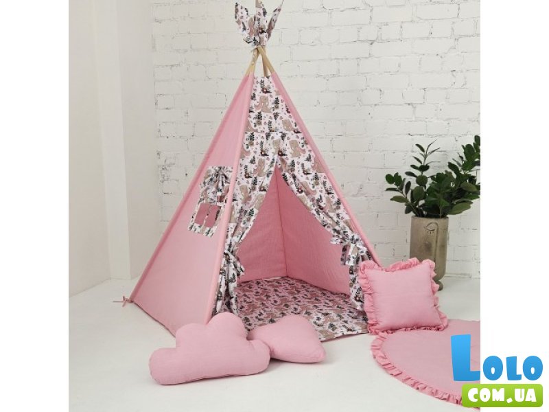 Вигвам Зайчата + система антискладывания, KatyPuf