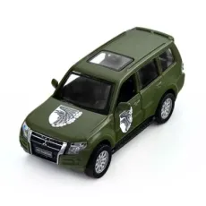 Машина металлическая Шевроны Героев Mitsubishi Pajero 4WD Turbo