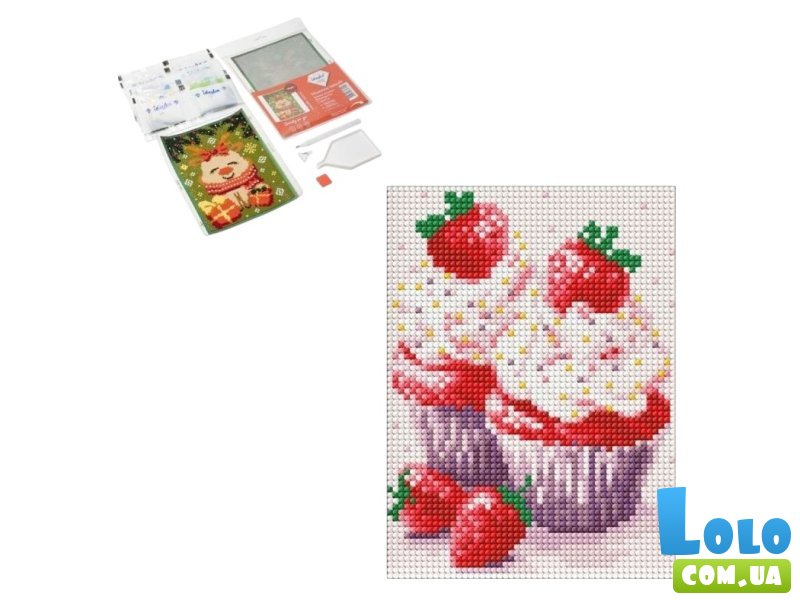 Набор алмазной мозаики Аппетитный десерт, Ідейка (15х20 см)