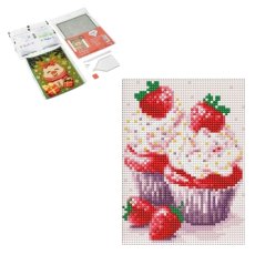 Набор алмазной мозаики Аппетитный десерт, Ідейка (15х20 см)