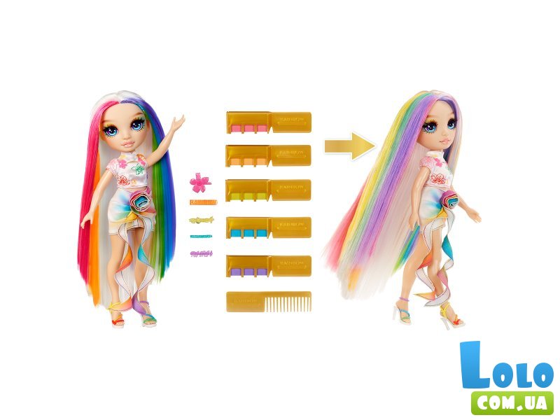 Кукла Амая с мелом для волос, Rainbow High