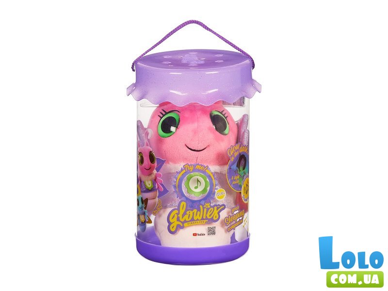Интерактивная мягкая игрушка Розовый светлячок, Glowies
