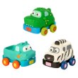 Игровой набор инерционных машинок Автопарк сафари, Battat Lite