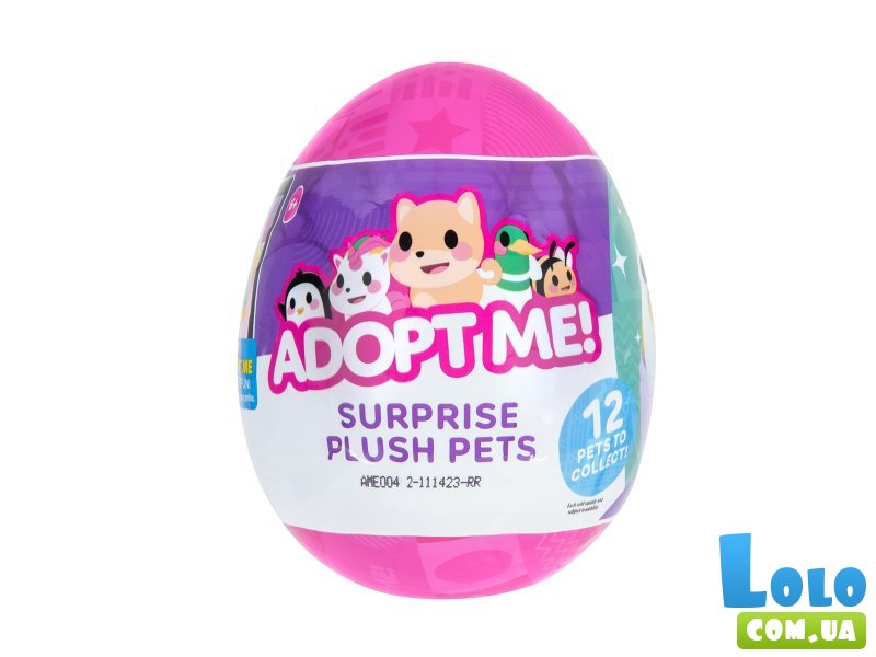 Мягкая игрушка-сюрприз в яйце Забавные зверюшки, Adopt Me