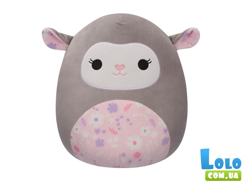 Мягкая игрушка Серый ягненок, Squishmallows, 30 см