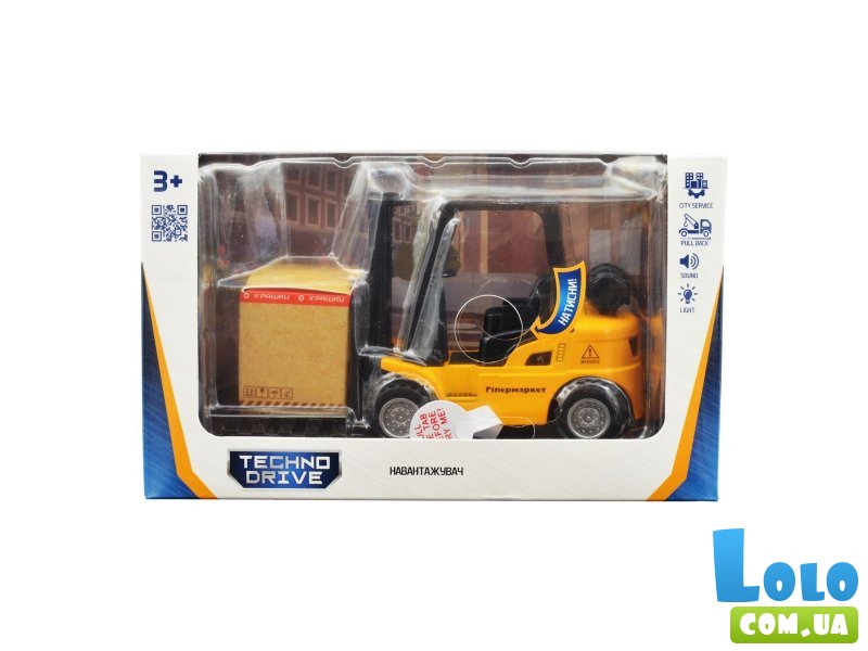 Машина металлическая Погрузчик, TechnoDrive