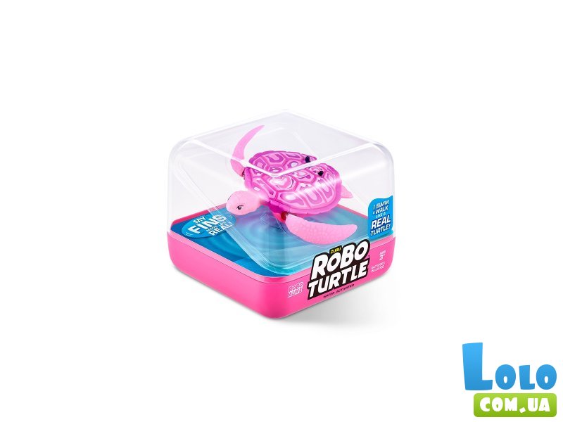 Интерактивная игрушка Робочерепаха, Pets & Robo Alive (фиолетовая)