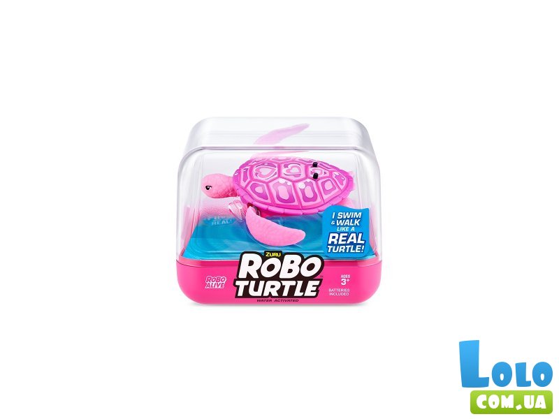 Интерактивная игрушка Робочерепаха, Pets & Robo Alive (фиолетовая)