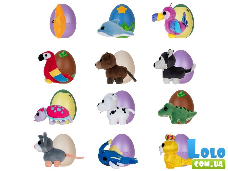 Мягкая игрушка-сюрприз в яйце Забавные зверюшки, Adopt Me