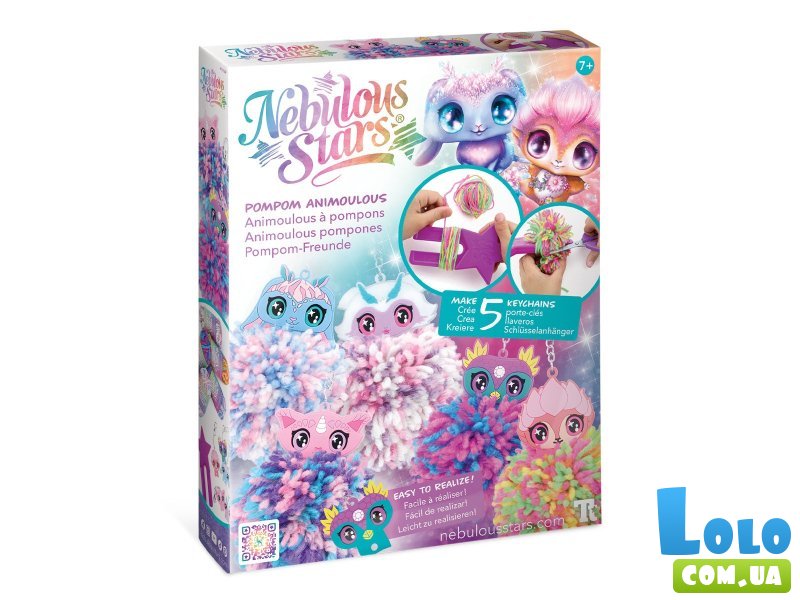 Набор для творчества Космические друзья-помпончики, Nebulous Stars