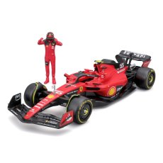 Машина металлическая с фигуркой Ferrari SF-23, Bburago (в ассортименте)