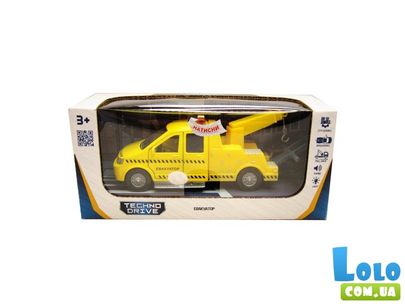 Машина металлическая Эвакуатор, TechnoDrive