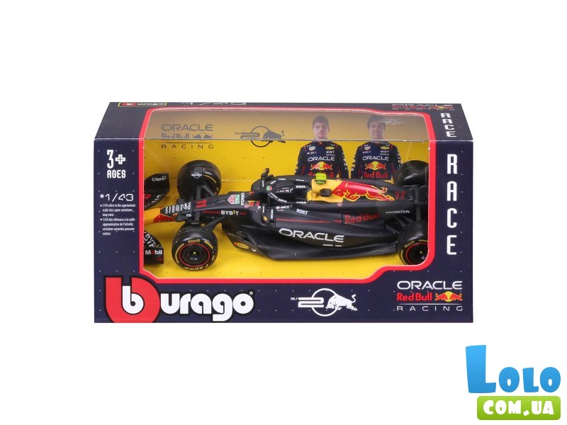 Машина металлическая Red Bull Racing RB20 (2024), Bburago