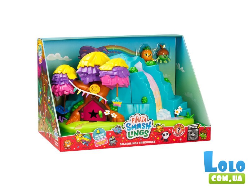 Игровой набор с фигурками Дом на дереве, Pinata Smashlings
