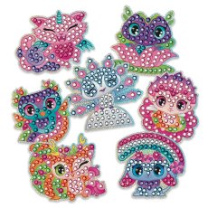 Набор для создания стикеров с алмазной мозаикой Космические питомцы, Nebulous Stars