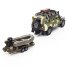 Машина Land Rover Defender Милитари с лодкой, TechnoDrive