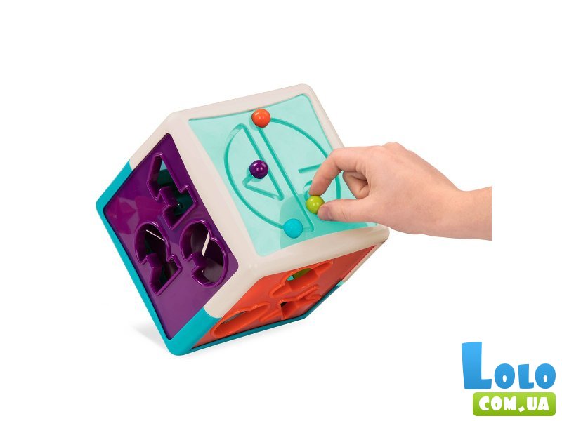 Развивающая игрушка-сортер Умный Куб, Battat Lite