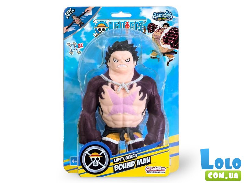 Стретч-игрушка Луффи 4 Гор. Упругий человек, Elastikorps