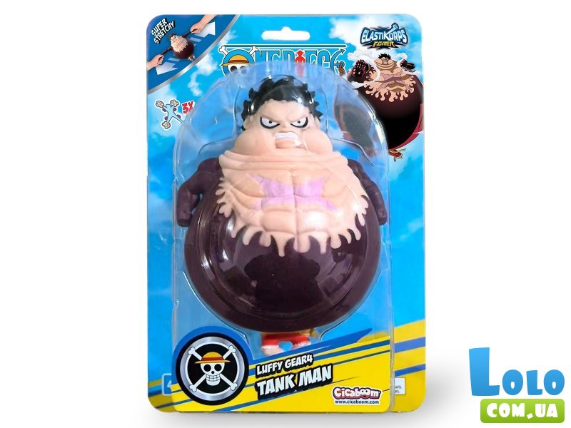 Стретч-игрушка Луффи 4 Гор. Человек-танк, Elastikorps