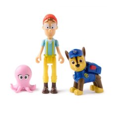 Набор фигурок Гонщик, капитан Палтус и осьминог: Щенячий патруль, Spin Master