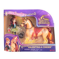 Набор из куклы и единорога Академия единорогов: Валентина и Огонек, Spin Master
