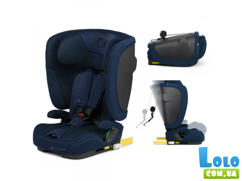 Автокресло Fix2Go i-Size, Kinderkraft (navy)