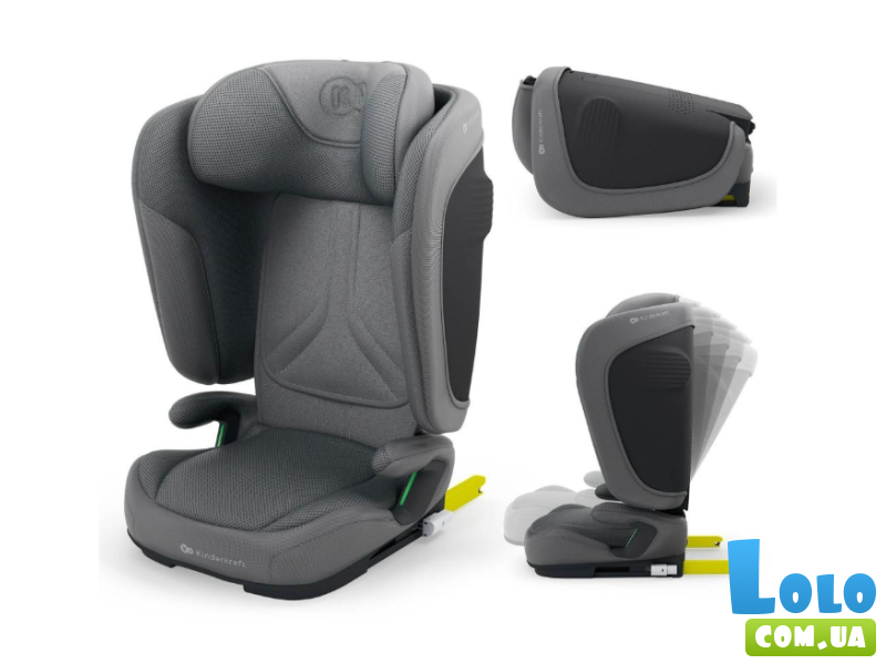 Автокресло Unity 2 i-Size, Kinderkraft (grey)
