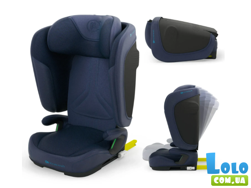 Автокресло Unity 2 i-Size, Kinderkraft (navy)