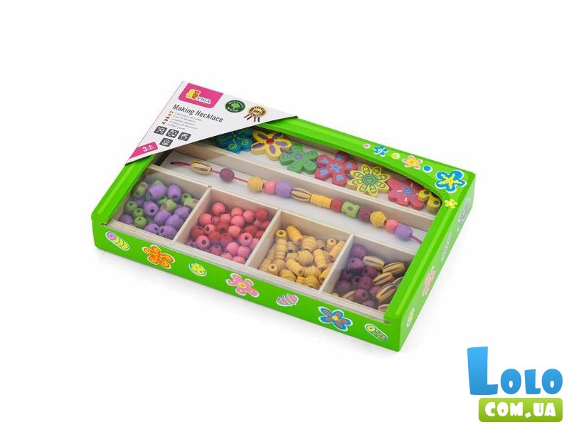 Набор для создания украшений Бусы из цветов, Viga Toys