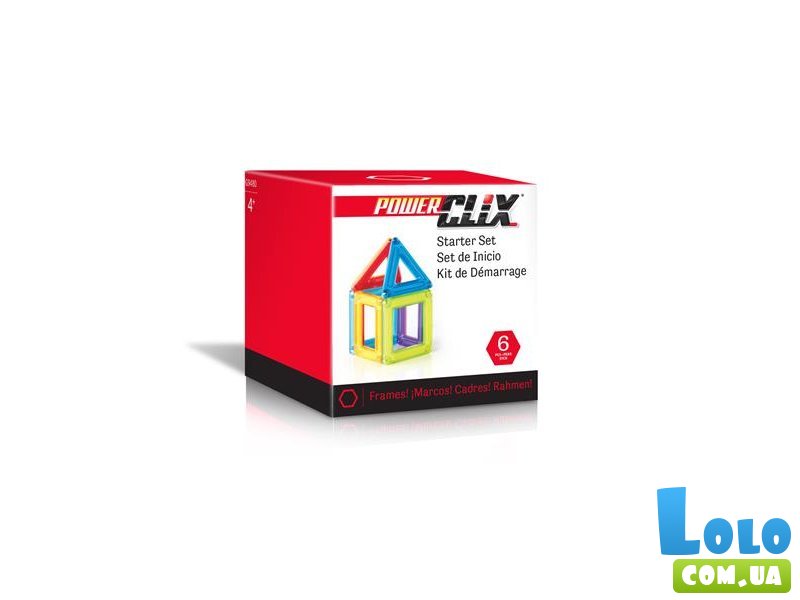 Магнитный конструктор PowerClix Organics, Guidecraft (G9480), 6 дет.
