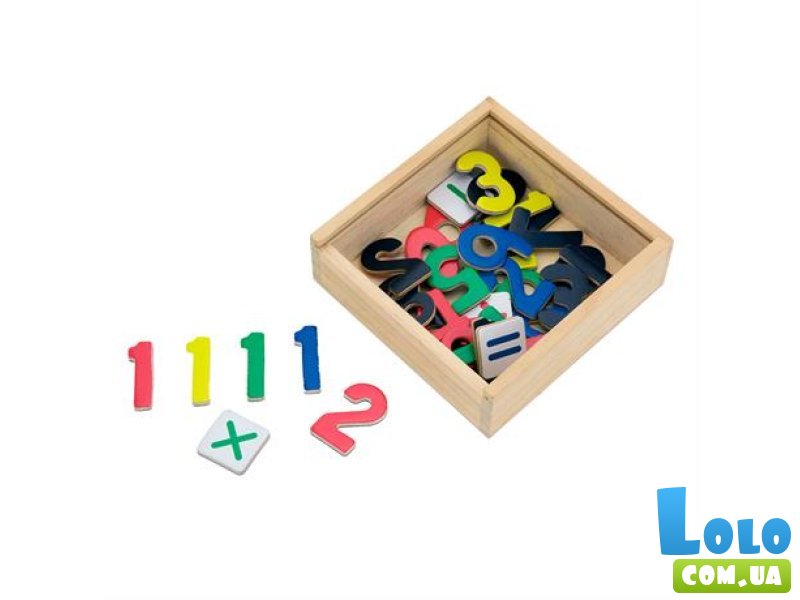 Набор магнитных цифр и знаков, Viga Toys