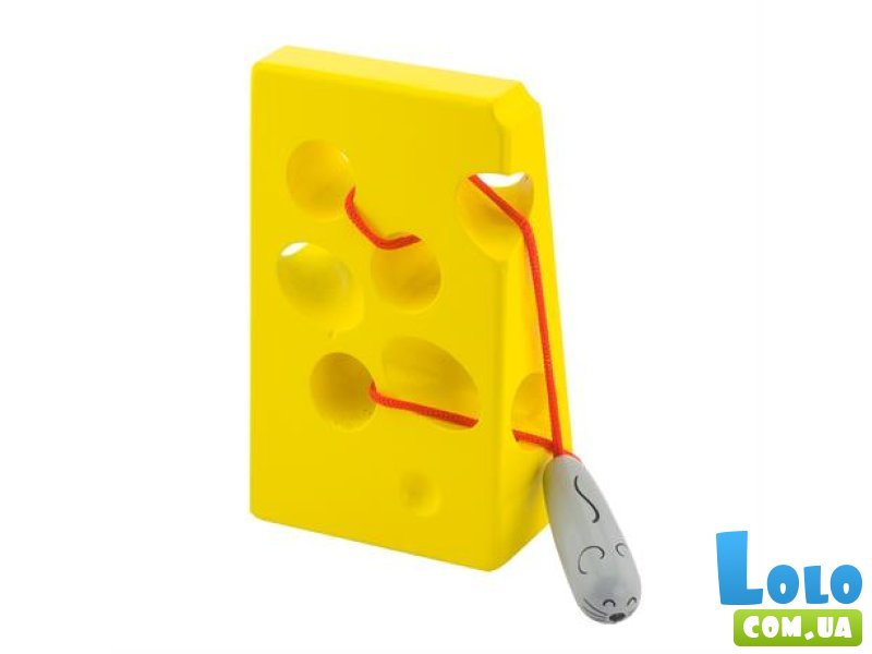 Деревянная шнуровка Сыр, Viga Toys