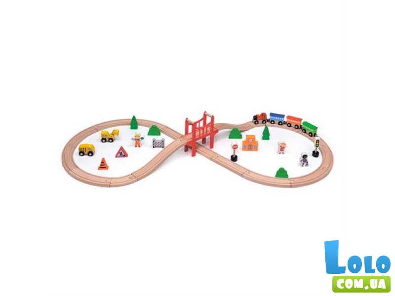 Деревянная железная дорога, Viga Toys