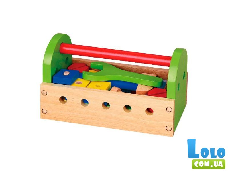 Деревянный игровой набор Ящик с инструментами, Viga Toys