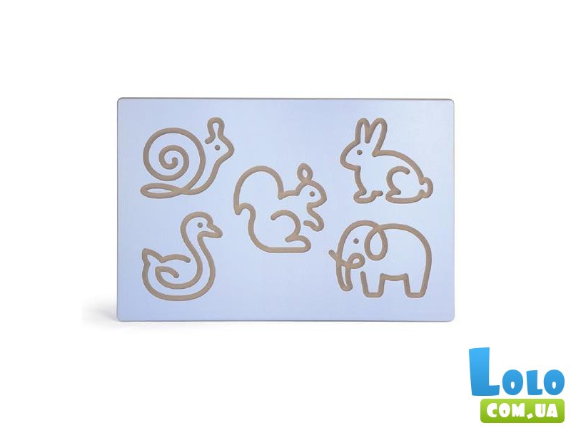 Деревянная доска Рисование зверьков, Viga Toys