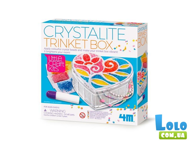 Набор для творчества Шкатулка с бисерной мозаикой, 4M
