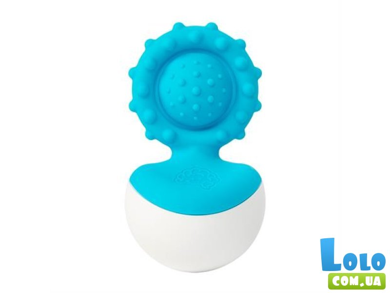 Прорезыватель-неваляшка Dimpl wobl, Fat Brain Toys (голубой)