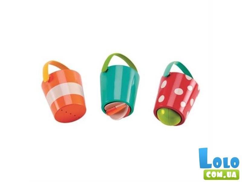 Набор игрушек для ванной Счастливые ведерки, Hape